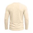 thumbnail image 5 of jjayotai Men Long Sleeve Athletic Shirts Casual V-Neck Basic Stylish Stretch Tee Shirts for Gym Work Sports Bodybuilding, 5 of 6