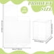 thumbnail image 2 of 15 cajas de regalo transparentes de 3,5 x 3,5 x 4,7 pulgadas, plegables, transparentes, para regalos y golosinas., 2 of 5