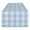 Blue, variant on DII Modern Cotton Buffalo Check Table Topper in Light Blue and White