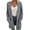 Gray, variant on Vedolay Tops Women's Oversized Casual Long Sleeve Single Button Office Business Jackets,Gray M