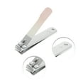 thumbnail image 3 of Unique Bargains 1 Set Gradual Flat Nail Clippers Set Toenail Clippers Pink, 3 of 7
