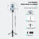 thumbnail image 5 of Palo de Selfie con Luz de Relleno, Soporte para Transmisión en Vivo, Trípode Plegable, Bluetooth, Telescópico Largo, Accesorios para Teléfonos Móviles, 5 of 5