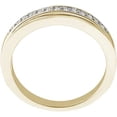 thumbnail image 3 of MyDiamondBox 1/10 Carat Total Weight (cttw) Sterling Silver Wedding Band with White Diamonds - Yellow Gold Bridal Ring for Women (Ring Size: 5), 3 of 3