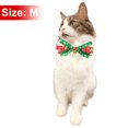 thumbnail image 2 of Collar para mascotas navideño, , Anillo para el cuello con patrón navideño | Linda pajarita de nailon a la moda para cachorros de gatos pequeños, 2 of 6