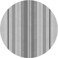 thumbnail image 1 of Ahgly Company Machine Washable Indoor Round Transitional Platinum Silver Gray Area Rugs, 3' Round, 1 of 7