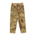 thumbnail image 4 of Fotbe World Map1 Women's Pajama Pants,Sleepwear Pants,Pj Bottoms Drawstring And Pockets-Medium, 4 of 9