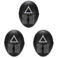 thumbnail image 1 of TV Corean Calamari Game Party Mask Props Adultos Disfraces (Triángulo), 1 of 5