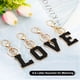 thumbnail image 4 of Llaveros de Letra Inicial Uxcell, Llaveros de Alfabeto A-Z, Llavero de Metal Personalizado para Regalo de Mujeres y Hombres, Bolsos, Llaveros de Coche (J), 4 of 7