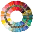 thumbnail image 4 of JUNWELL 100 Colors Embroidery Floss Multi-colors for Bracelets Embroidery Crafts Set Cross Floss Cross Stitch Thread Embroidery Crafts Leisure Threads Sewing Threads Crochet For Children, 4 of 8