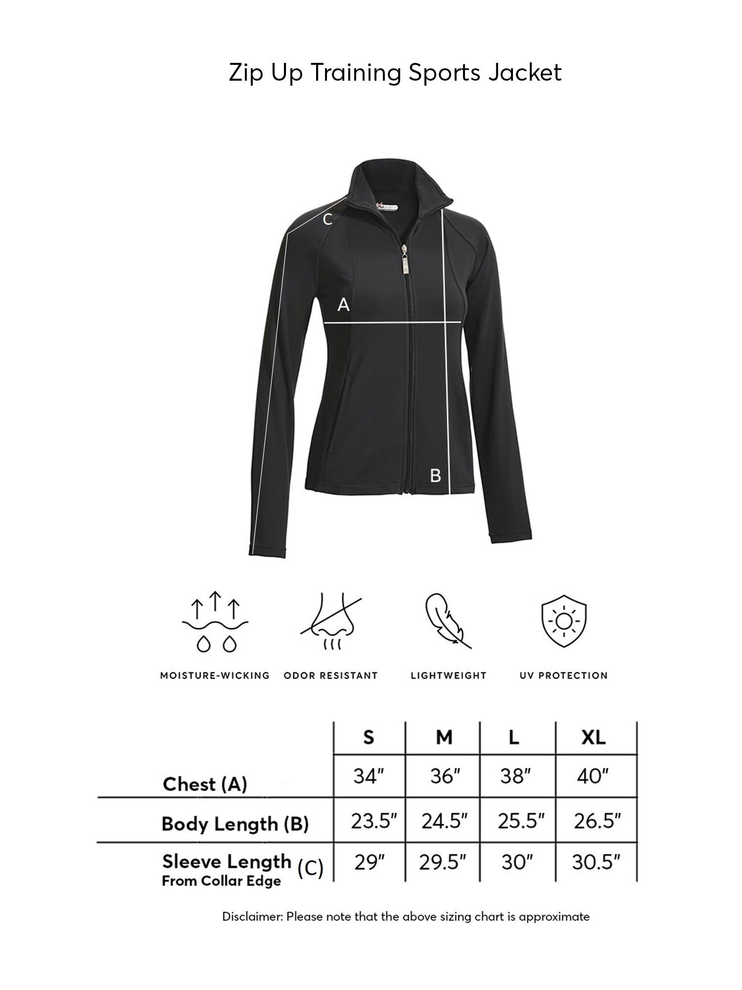 Expert Brand Zip Up Training Sports Jacket for Women