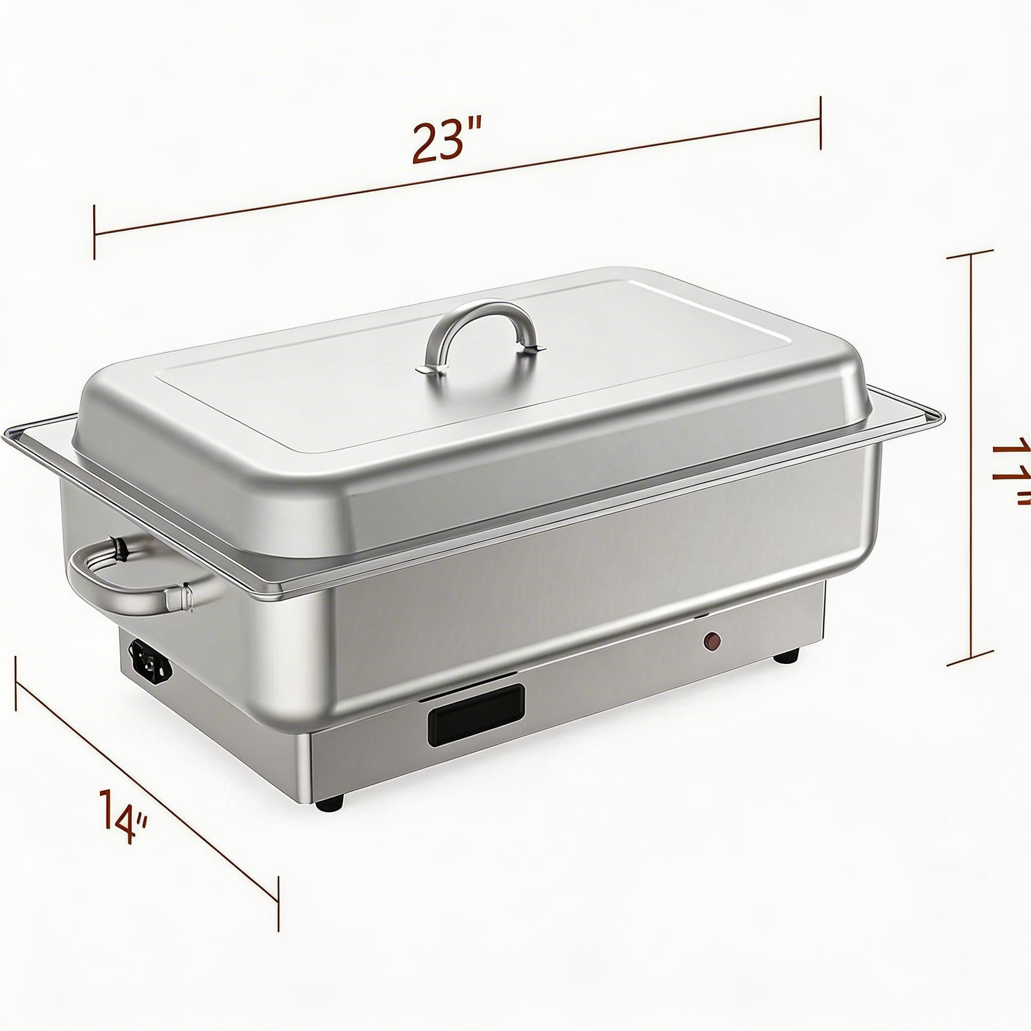 Chafing Dish Buffet Set with Stainless Steel Food Warmers, Serving Trays for Catering, Parties & Weddings, Multi-Section Design, Dishwasher Safe