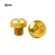thumbnail image 4 of Riwesomey 2 piezas Universal CNC proceso espejo retrovisor tapones para orificios tornillos derecho izquierdo pernos impermeables cubiertas tapas adaptador Vehículos, repuestos y accesorios Mis Oro Riwesomey VI015852-01, 4 of 6
