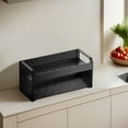 thumbnail image 4 of over Sink Kitchen Organizer, Counter Storage Rack, Rustproof Steel, Easy Clean, for Utensils and Sponges, for Home and Restaurant Use, Black, by FAJHHA, 4 of 7