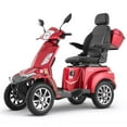 thumbnail image 1 of VEVOR Heavy Duty 4-Wheel Mobility Scooters for Seniors & Adults, 500lbs Capacity, 21.5 Miles 3-Speed Long Range, 1000W All Terrain Electric Recreational Scooter Wheelchair, 1 of 9