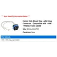 thumbnail image 2 of Center High Mount Stop Light Relay Connector - Compatible with 1994 - 1995 Chevy C2500, 2 of 2