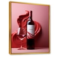 thumbnail image 2 of Designart "Spirited Sangria I" Wine Floater Framed Canvas Wall Art, 2 of 5