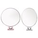 thumbnail image 1 of 2 unids dual-lateral plegable maquillaje espejo redondo maquillaje espejo oval cosmético espejo, 1 of 4