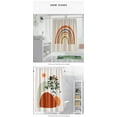 thumbnail image 2 of Digital Printed Polyester Shower Curtain Waterproof Bathroom Partition Curtain Toilet Curtain 1.8M * 1.8M, 2 of 5