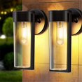 thumbnail image 2 of 4PCS LED Solar Wall Mount Light Outdoor Solar Powered Auto On/Off Waterproof Garden Decoration Post Porch Lights, 2 of 5