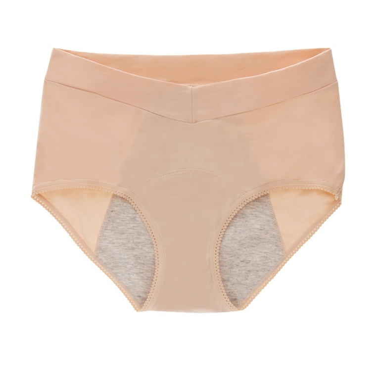 1 Pack High Waist Girls Always Period Underwear V-shaped Postpartum Panties  Plus Size Period Panties for Women Multi-layer Stretch Girls Menstrual  Underwear (L-5XL) 