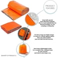 thumbnail image 5 of 4x Outdoor Emergency Thermal Waterproof Sleeping Bag Camping Survival Bivvy Sack, 5 of 5