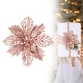 thumbnail image 4 of Christmas Flowers Wreath Decor Christmas Decorations Indoor Christmas Decor Christmas Tree Decorations Poinsettia Flowers Artificial Christmas Floral Artificial Flowers, 4 of 5