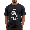 thumbnail image 4 of LWavelet Layered Line Number 12 Graphic Men's T-Shirt Ideal for Casual Style and Everyday Wear Black L, 4 of 4