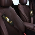 thumbnail image 3 of Chririnla Car Seat Belt Pads Soft Seat Belt Shoulder Pad Polyester Trendy, Suitable for SUV Sedan, Panda Sunflower Design, 3 of 8