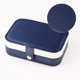 thumbnail image 5 of Portable travel jewelry box for women, jewelry organizer for rings, earrings, bracelets and necklaces, 16.5x11.5x5.5cm, 5 of 5