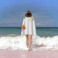 thumbnail image 6 of PHYHOO Floral Butterflies Oversized Quick Dry Microfiber Beach Towel Bird Flowers Orchids Lightweight Sand Free Towel Super Soft &amp; Absorbent for Travel Swimming Sports 30x60in, 6 of 8