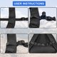 thumbnail image 4 of Correas de pecho ajustables, correa de pecho para mochila, correa de uso general para mochila con silbato, correa ajustable resistente, antideslizante, con clip, correa duradera y portátil para sende, 4 of 5