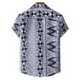 thumbnail image 3 of ALLLIST Shirts for Men Short Sleeve Hawaiian Collared Button Down Shirts Casual Mens Clothes, 3 of 4