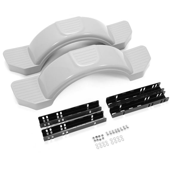 Single Axle Trailers Fenders For 12" Wheels Tires Skirt Boat Molded 300lbs Pair