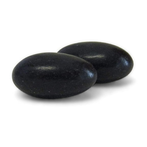 Black Jordan Almonds by Its Delish, 1 LB Bulk Sugared Almond Nut with Sweet Hard Candy Coating - Bulk Wedding Favors, Bridal and Baby Showers, Party Buffets - USA Made, Vegan & Kosher