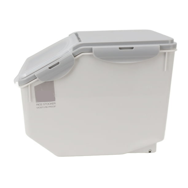 Contenedor Para Almacenar Arroz, Hermético De Plástico Dispensador De Alimentos Secos Con Taza, Contenedores Para Almacenar Cereales Contenedor Para Harina Para Cocina