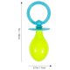 thumbnail image 4 of 3 PCS Diverts Adults Cosplay Pacifier Bab Bib Set Fiest Props Funny Props Baby Kids Accessories Kit (Azul), 4 of 7