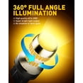 thumbnail image 6 of AUXITO 7443 LED Bulbs, Amber Yellow, 7440 7443R LED Bulbs T20 7441 7444 LED Lights for Brake Tail Lights, Pack of 2, 6 of 6
