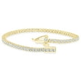 thumbnail image 2 of SZUL Women's 4 Carat TW Diamond Tennis Bracelet in 14K Yellow Gold, 2 of 6