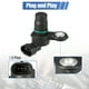 thumbnail image 3 of Sensor de posición de árbol de levas motor 2 uds para Chevrolet Cobalt No.12584079/12571266/12568715 Metal plástico negro Unique Bargains, 3 of 6