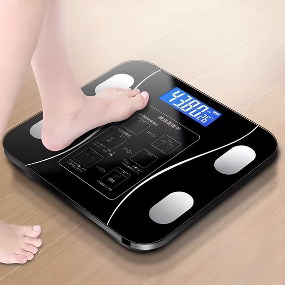 GJX Digital Bathroom Scale for Body Weight,Bluetooth Smart Weighing Scale,Professional BMI Highly Accurate Digital Weighing Machine (Batteries Not Included)