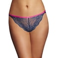thumbnail image 2 of Maidenform® Lace Tanga Navy/Destiny Pink 7 Women's, 2 of 2