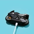thumbnail image 5 of Unique Case Compatible with AirPods 3(New),Creative Fun 3D Cartoon Motociclo Design AirPods Cover Case Cool Skin Soft Rubber Shockproof Protective Case (AirPods 3, Black), 5 of 15