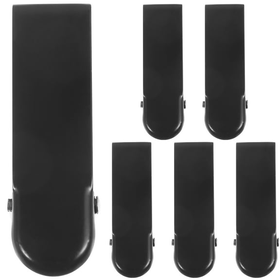 SOPOTUTU Universal Iron Cash Holder Clip, Firmly Presses Bills, Ideal for Small Businesses 6Pcs