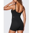 thumbnail image 2 of CRZ YOGA Butterluxe Cami Strap Rompers for Women Sleeveless One Piece Yoga Jumpsuits Bodysuit Shorts Padded, 2 of 6