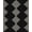 Black, Pattern 3, variant on Design&I 8'x10' Washable Area Rug Black White Geometric Lines and Curves Design Elegant Contrast with Abstract for Dining Room, Large Office, Lounge, Snag-Free