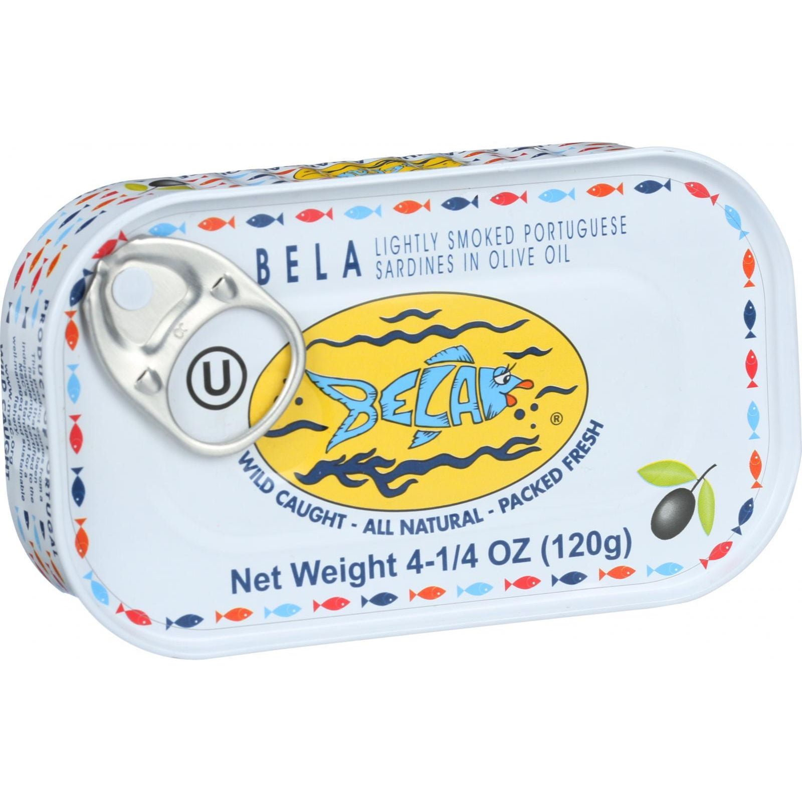 Bela-Olhao Sardines in Olive Oil 4.25 oz Case of 12 by
