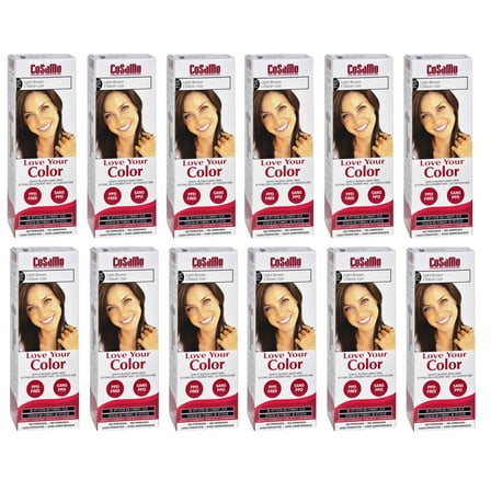 CoSaMo - Love Your Color Non-Permanent Hair Color 755 Light Brown - 3 Oz (Pack of 12)   Makeup Blender
