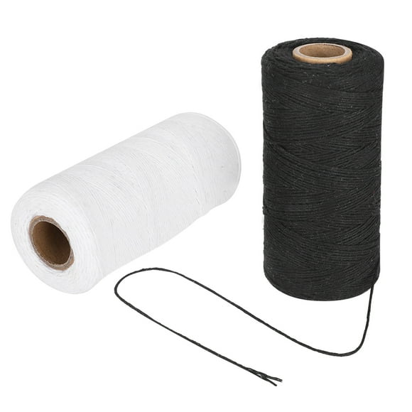 Embroidery Machine Thread,2Pcs Cotton Weaving Yarn Widely Used Thin Strong 250 Meters For Blanket For Carpet For Ribbon