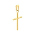 thumbnail image 2 of Dije Cruz Tubo 2.6 cm Oro 10k Casa del Anillo, 2 of 3