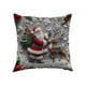 thumbnail image 2 of Decoraciones navideñas, adornos navideños, regalos navideños, funda de almohada navideña impresa para el día de Navidad, funda de almohada decorativa para el hogar, funda de almohada de felpa corta co, 2 of 6